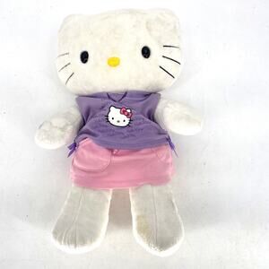 Build A Bear Hello Kitty Sanrio With Pink Skirt And Purple Tank No Bow